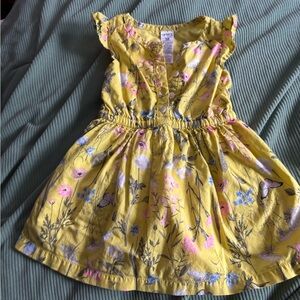 Carter's Yellow Floral Kids Dress